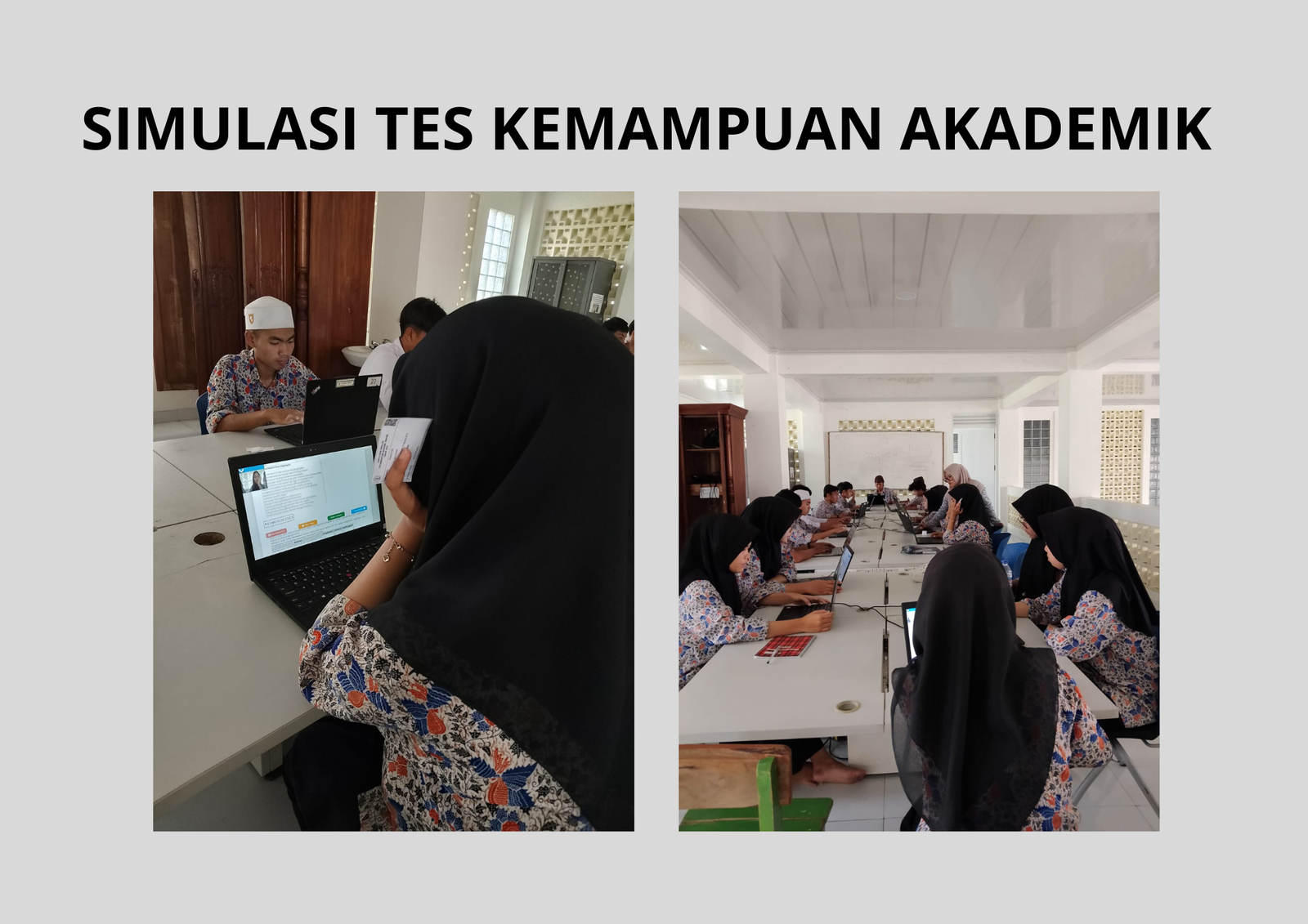 Siswa Kelas XII MA Kebon Cinta Ikuti Simulasi TKA Sebagai Persiapan Ujian